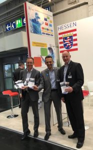 DigiTS auf der HMI 2019 (Ottmar Meissner, Riccardo Bauernschmidt und Heinrich Philippi)