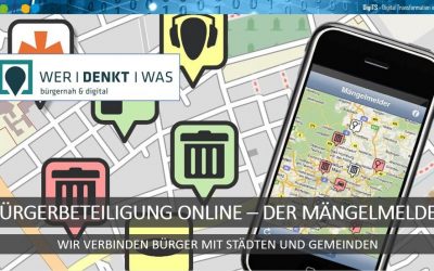 Digitale Bürgerbeteiligung – Mängelmelder App in Bensheim und dem Kreis Bergstraße vom DigiTS Partner Wer denkt was GmbH