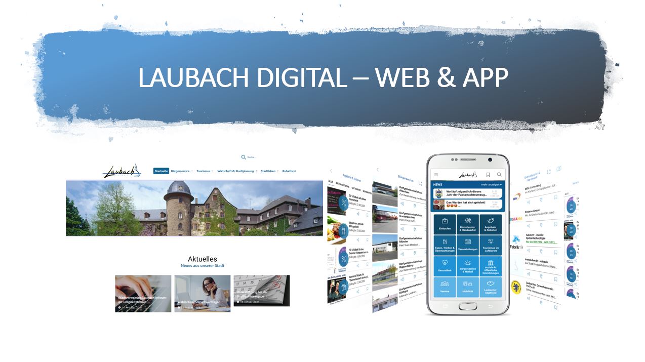 Laubach Digital Web und App powered by Ottmar Meissner