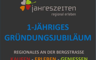 DigiTS Bensheim feiert das Gründungsjubiläum seines StartUp “Jahreszeiten regional erleben”