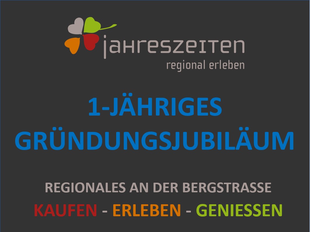 Jahreszeiten regional erleben - Ottmar Meissner - Gründungsjubiläum - Bergstrasse