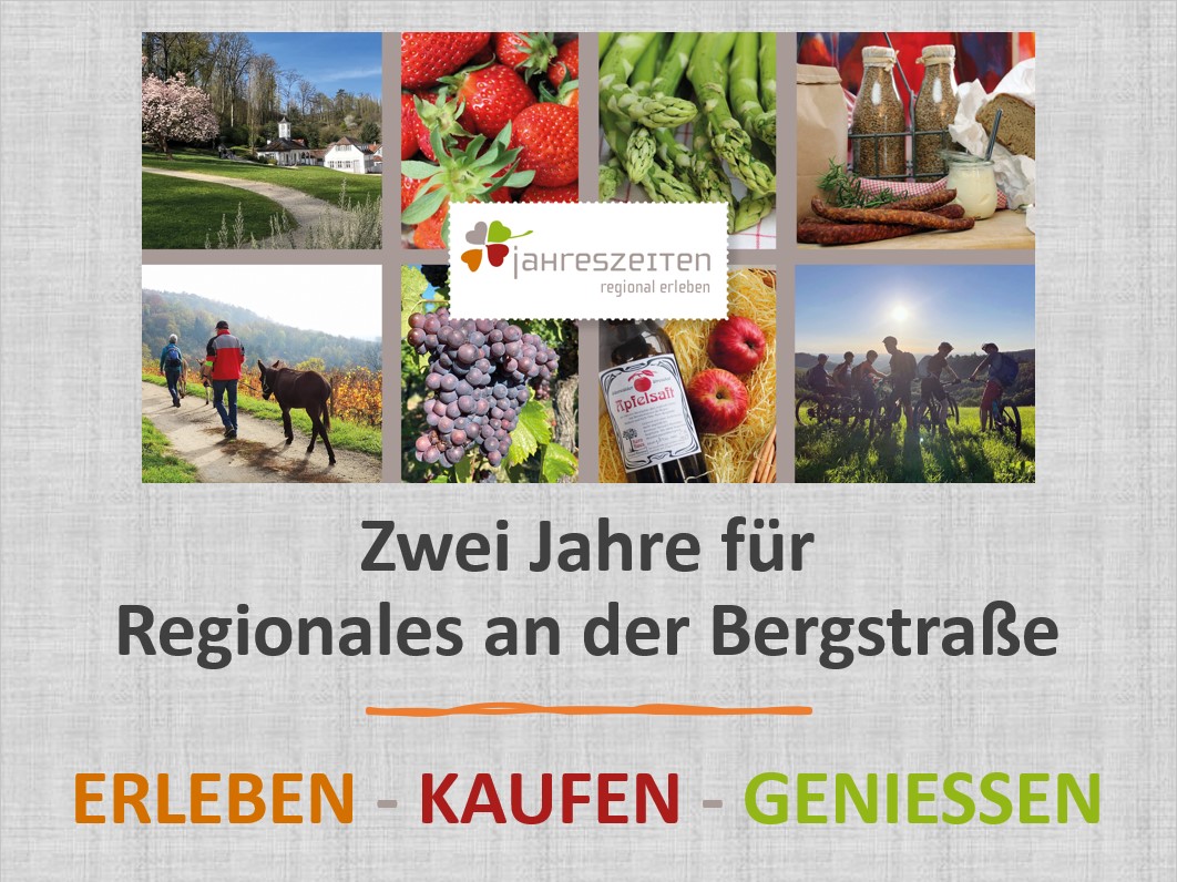 Jahreszeiten regional erleben - Ottmar Meissner - Zwei Jahre für Regionales an der Bergstraße